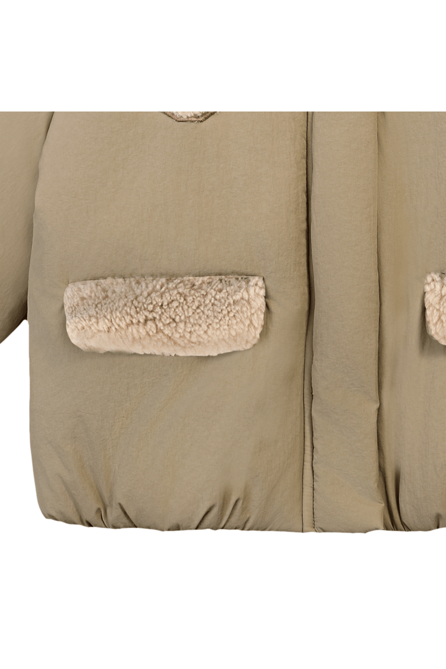 Oscor Jacket - Alpaca - Sesame van Donsje Amsterdam | Kids Conceptstore Le Fanfare