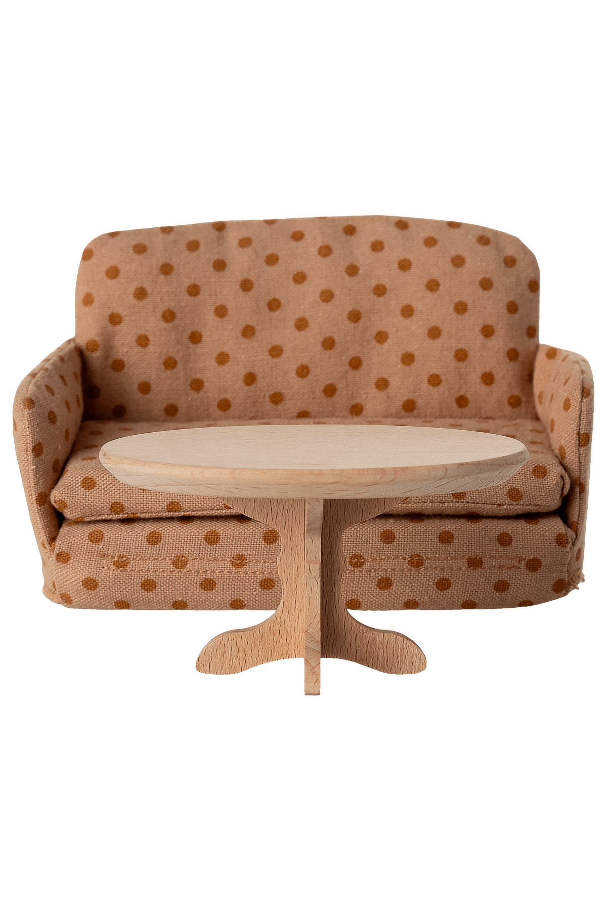 Oval coffee table, Mouse - Nature van Maileg | Kids Conceptstore Le Fanfare