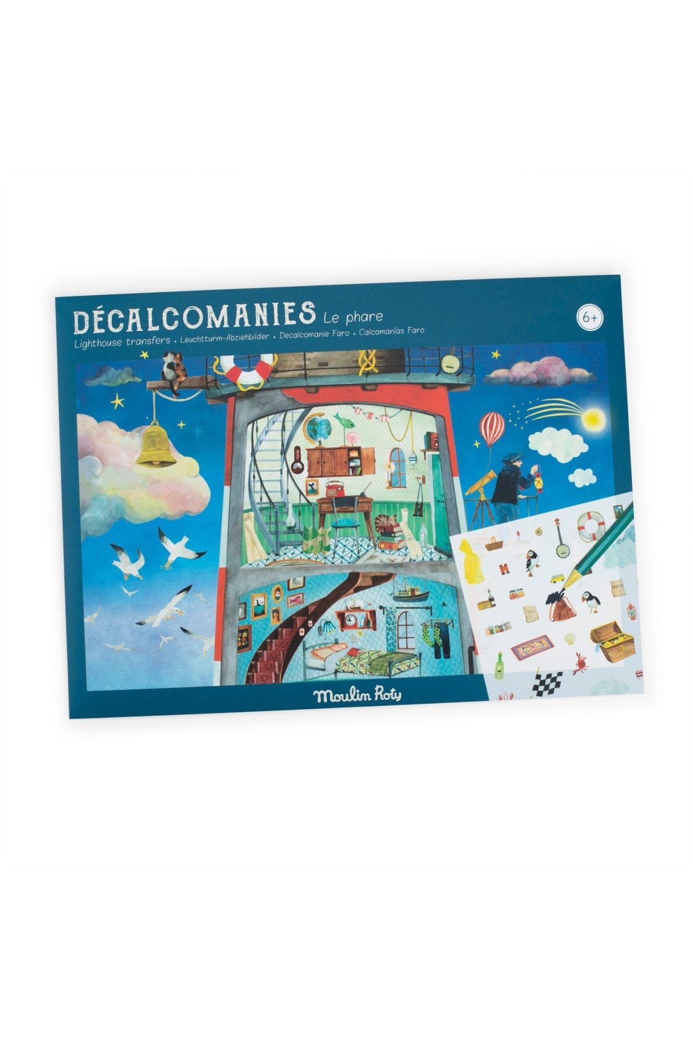 Overdrukplaatjes De ontdekker - Le Jardin du Moulin van Moulin Roty | Kids Conceptstore Le Fanfare