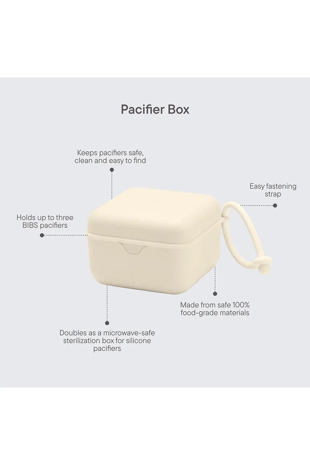 Pacifier box baby blue van BIBS | Kids Conceptstore Le Fanfare