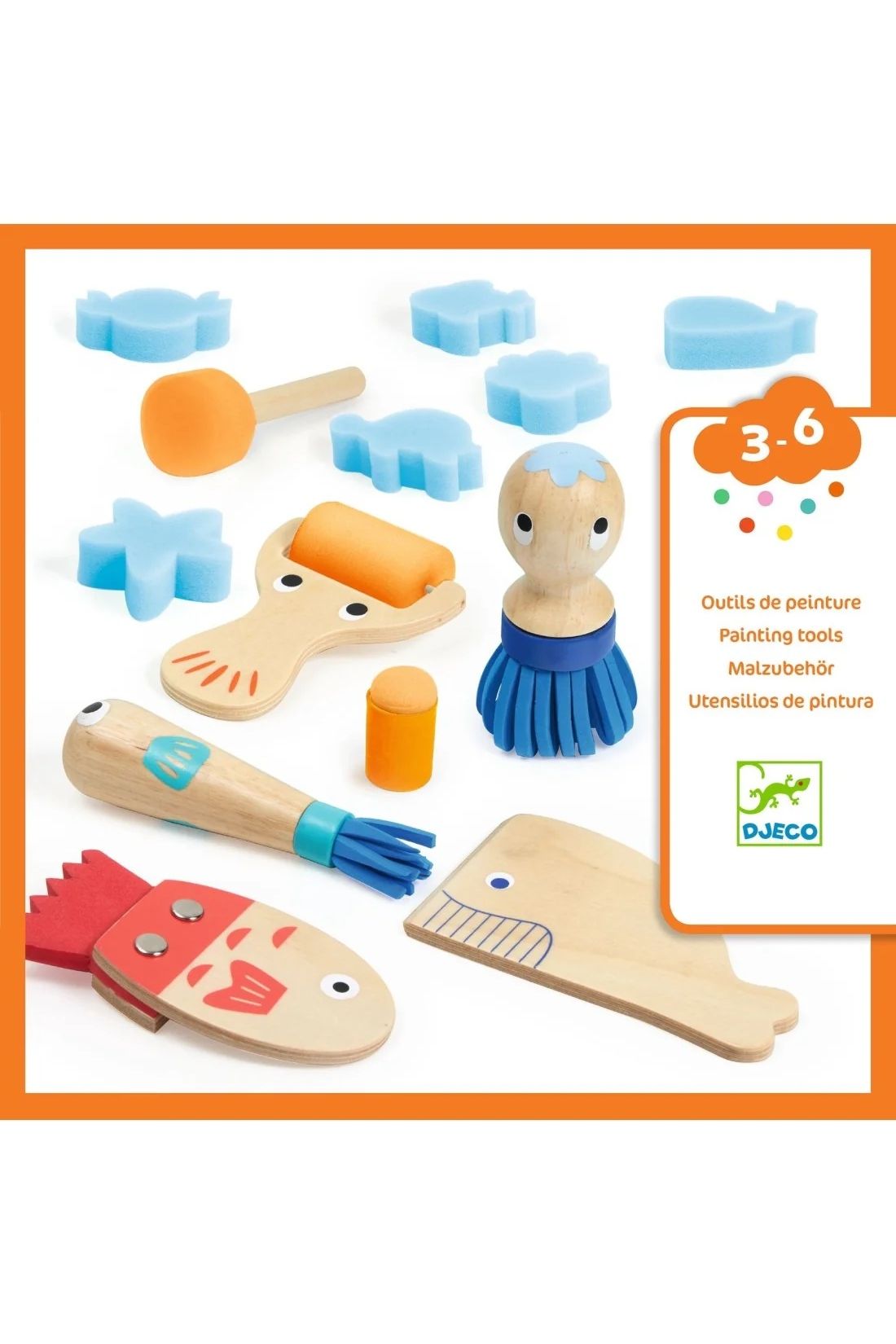 Painting tools van Djeco | Kids Conceptstore Le Fanfare
