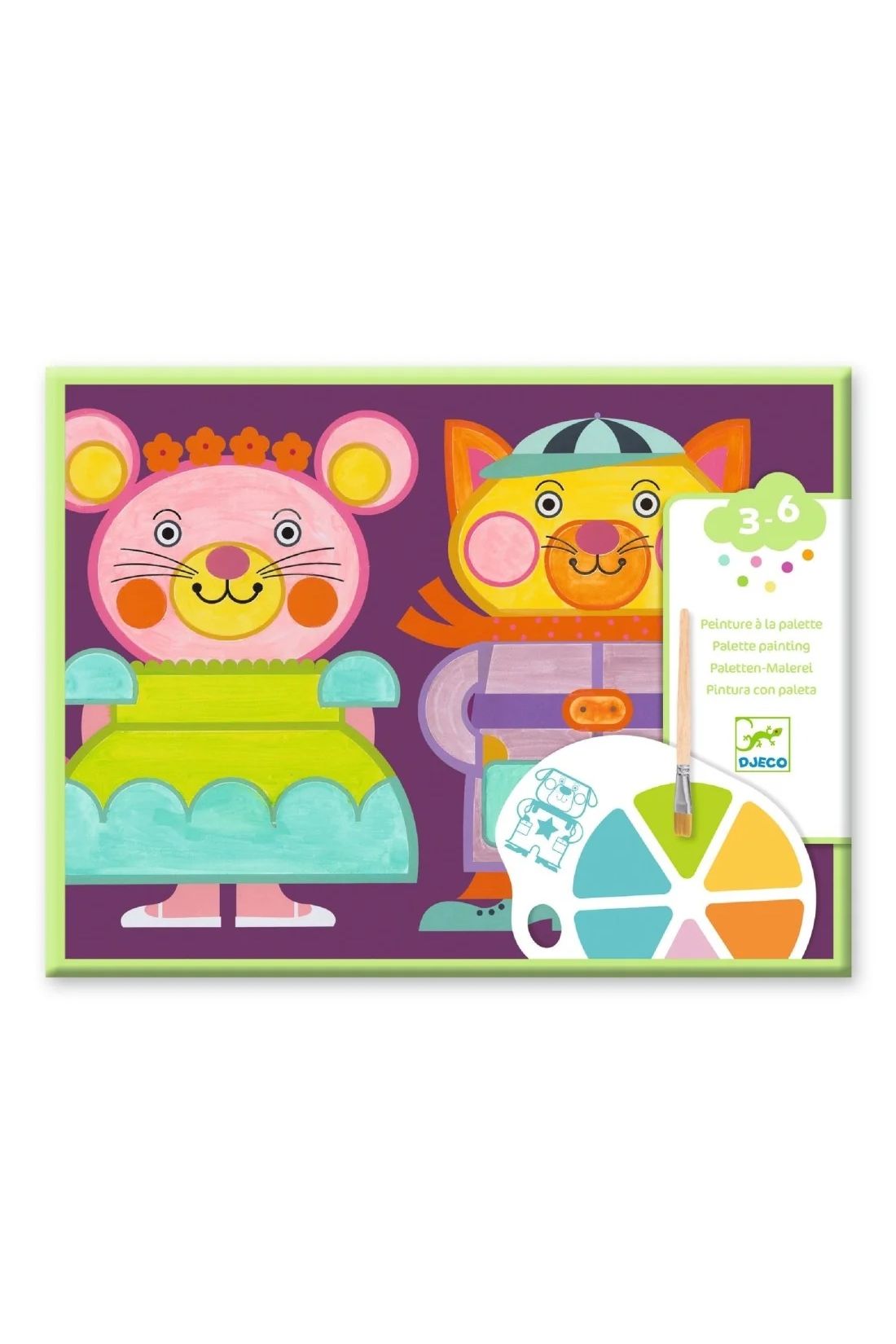 Palette painting - Chubby cheeks van Djeco | Kids Conceptstore Le Fanfare