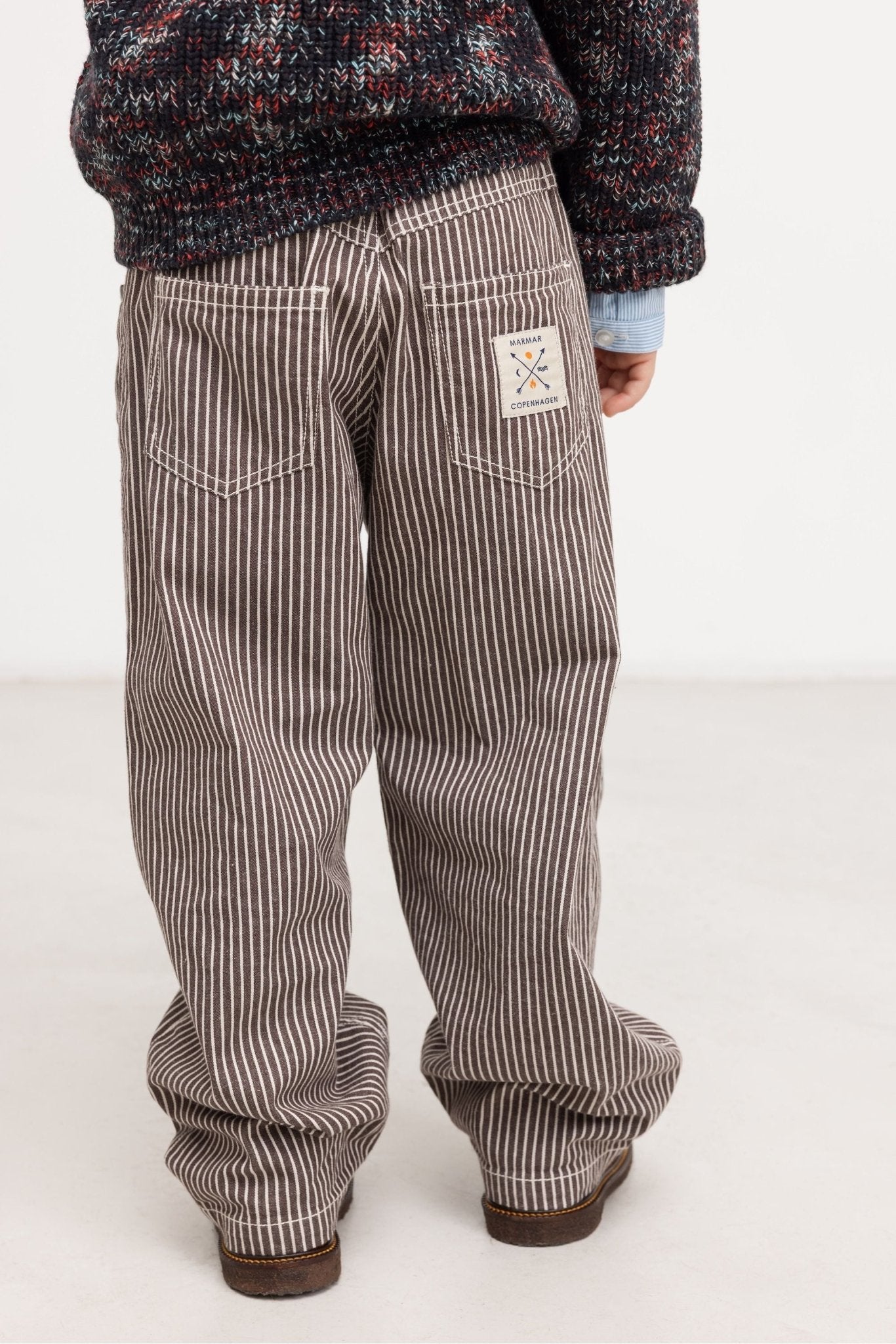 Pando | Soft Denim - Dark Brownie Stripe van MarMar Copenhagen | Kids Conceptstore Le Fanfare
