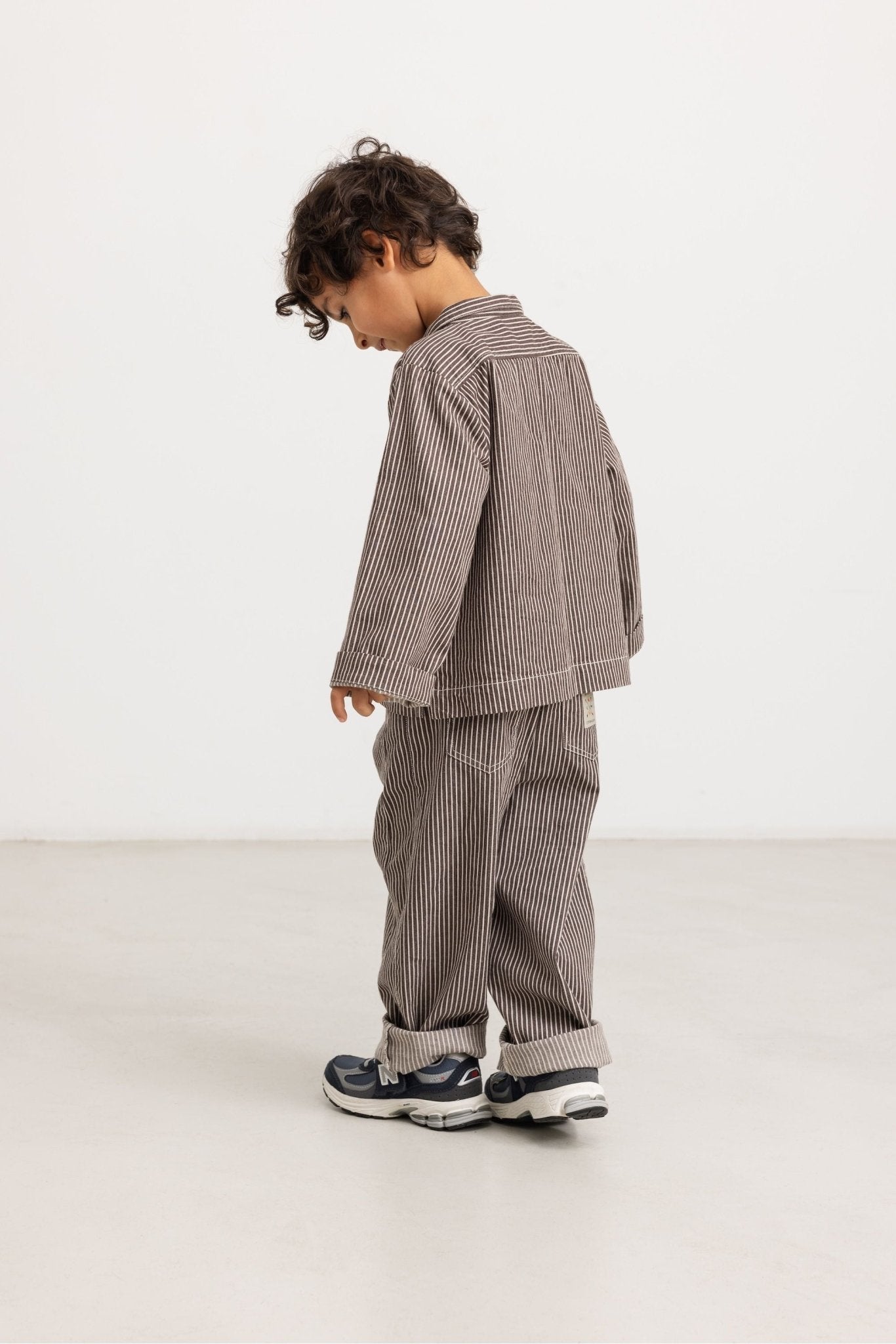 Pando | Soft Denim - Dark Brownie Stripe van MarMar Copenhagen | Kids Conceptstore Le Fanfare