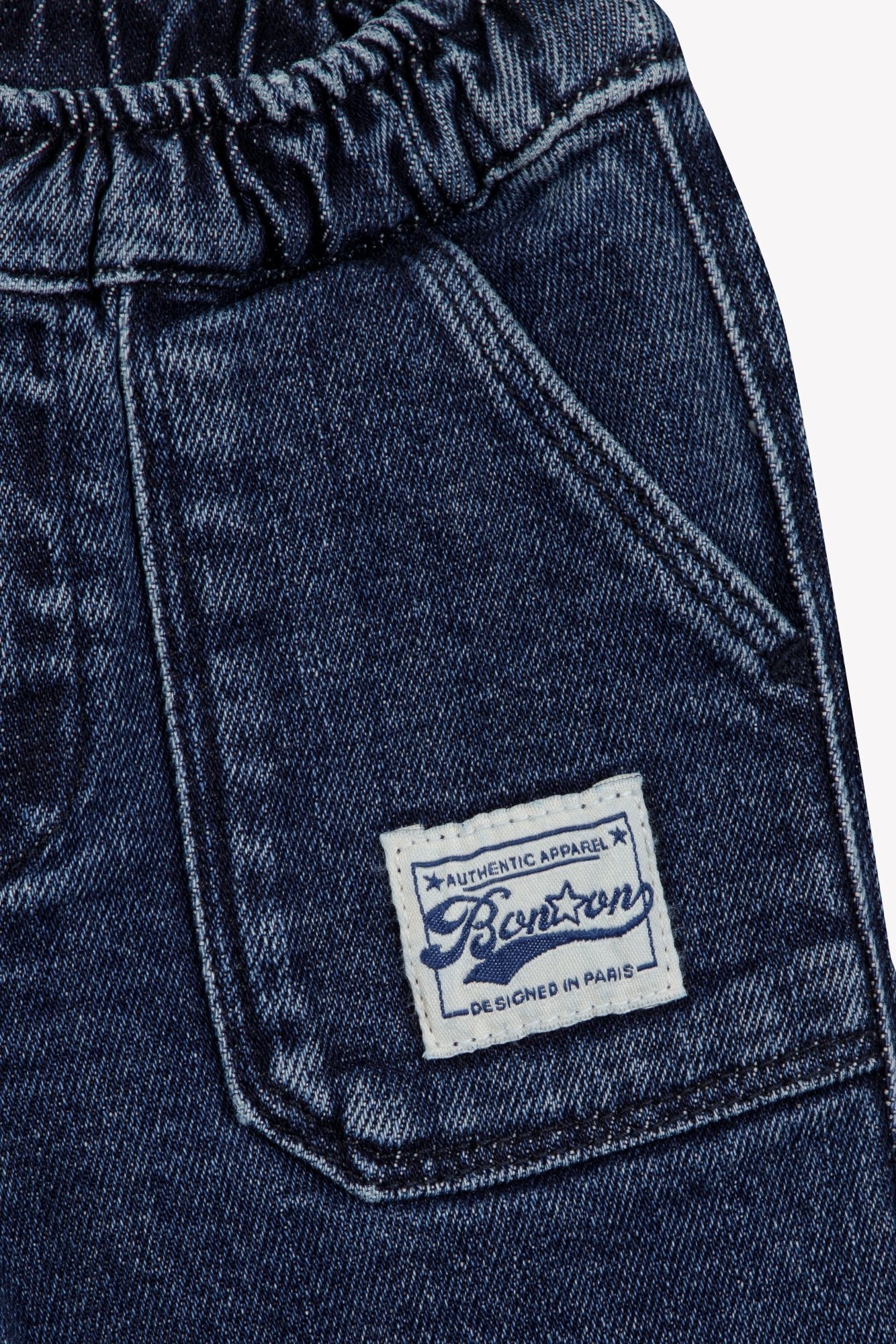 Pant mike blue - Denim malaga van BONTON | Kids Conceptstore Le Fanfare