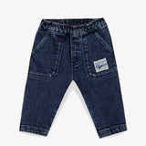 Pant mike blue - Denim malaga van BONTON | Kids Conceptstore Le Fanfare