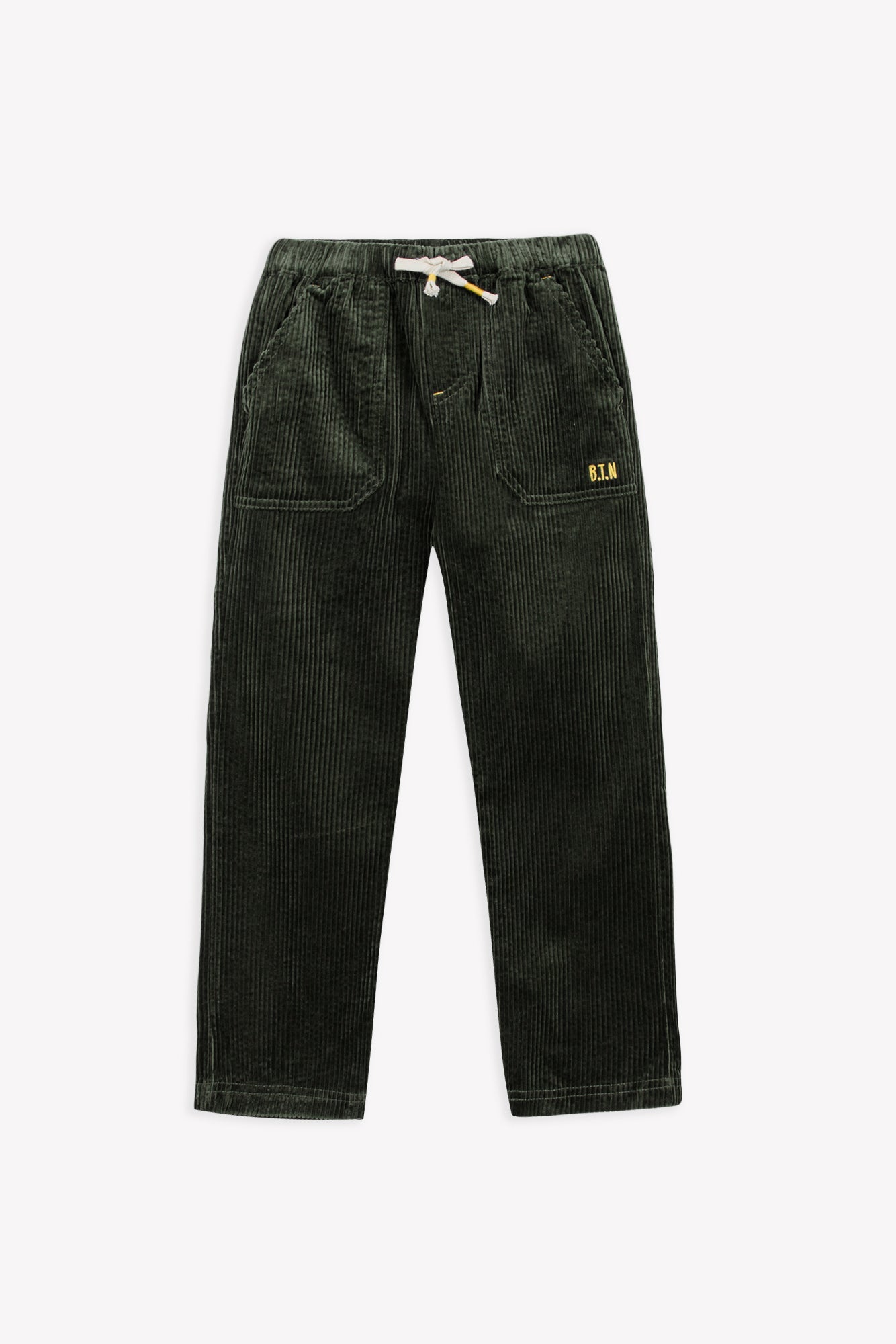 Pantalon datcha - Kaki highland van BONTON | Kids Conceptstore Le Fanfare