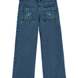 Pantalon poches brodees denim - Denim van Emile et Ida | Kids Conceptstore Le Fanfare