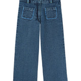 Pantalon poches brodees denim - Denim van Emile et Ida | Kids Conceptstore Le Fanfare