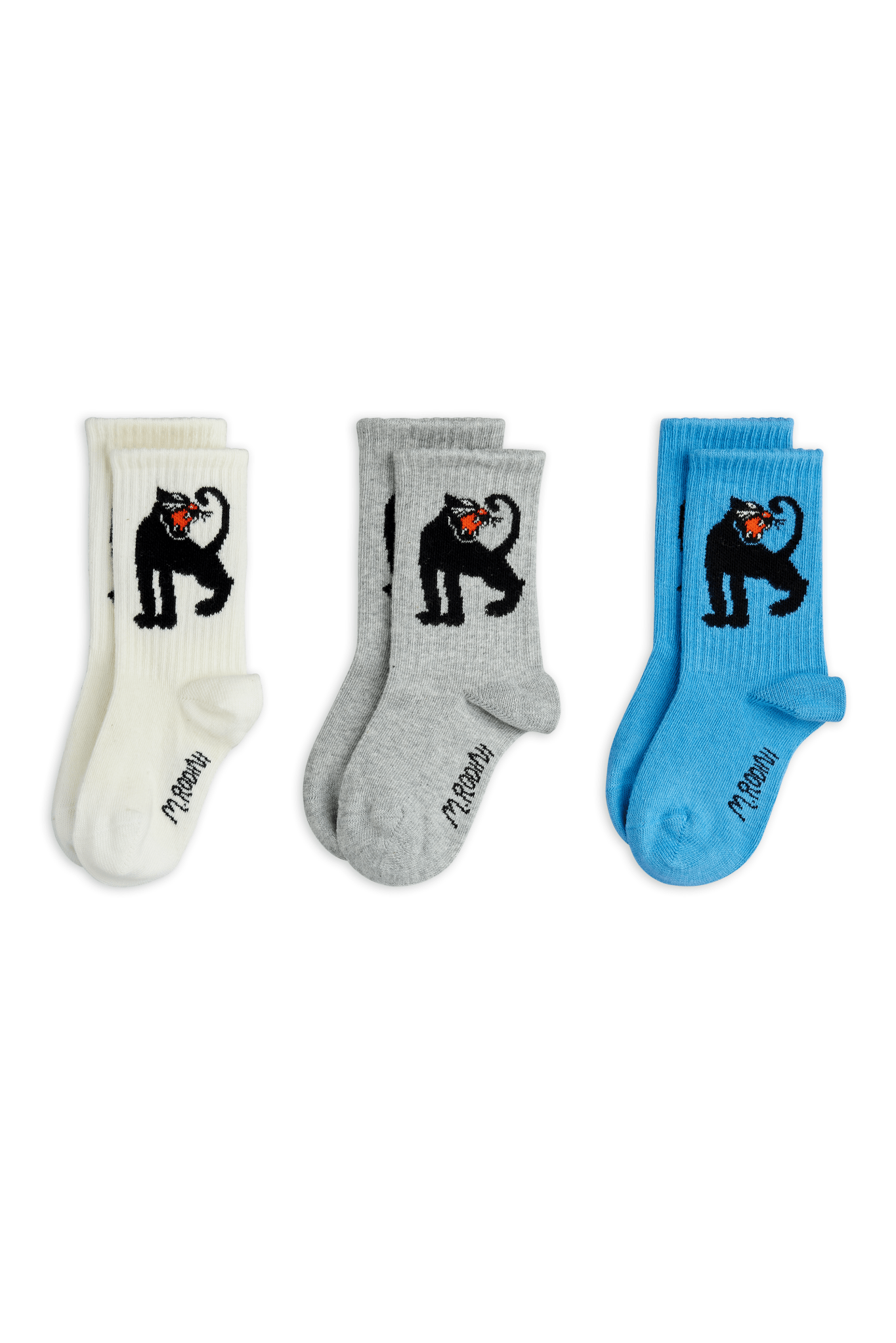 Panther 3-pack socks van Mini Rodini | Kids Conceptstore Le Fanfare