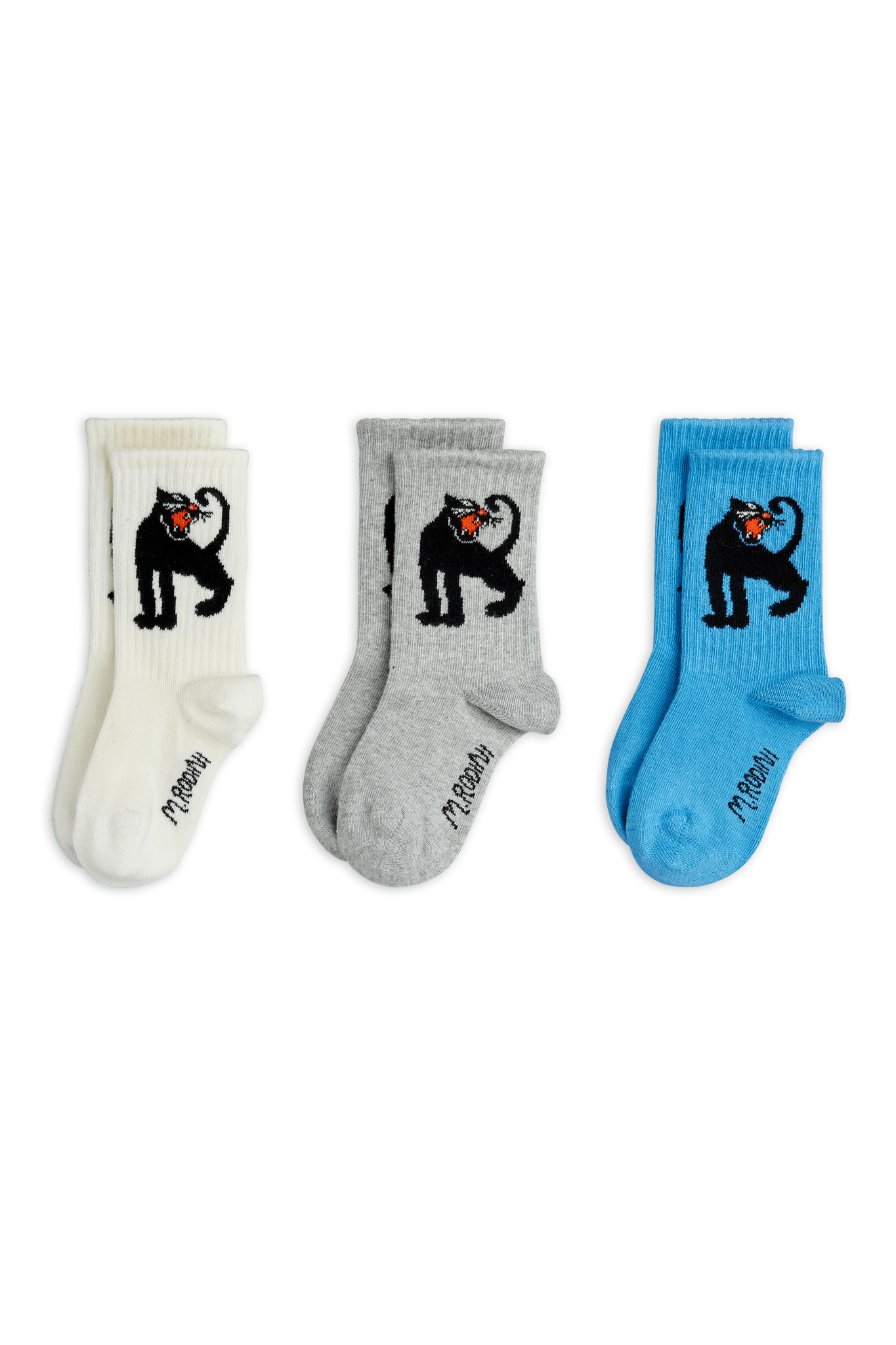 Panther 3-pack socks van Mini Rodini | Kids Conceptstore Le Fanfare