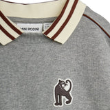 Panther patch piping collar sweatshirt van Mini Rodini | Kids Conceptstore Le Fanfare