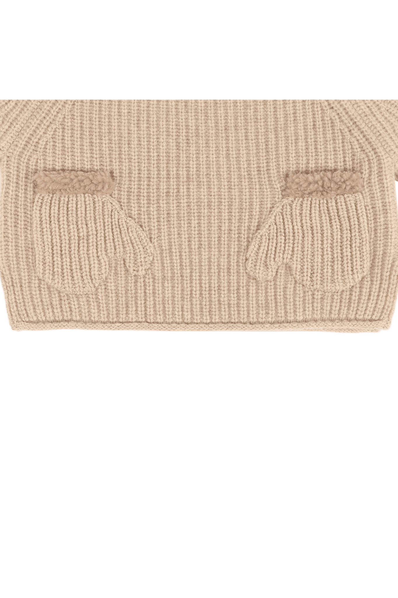 Pawien Merino Wool Sweater - Biscotti Melange van Donsje Amsterdam | Kids Conceptstore Le Fanfare