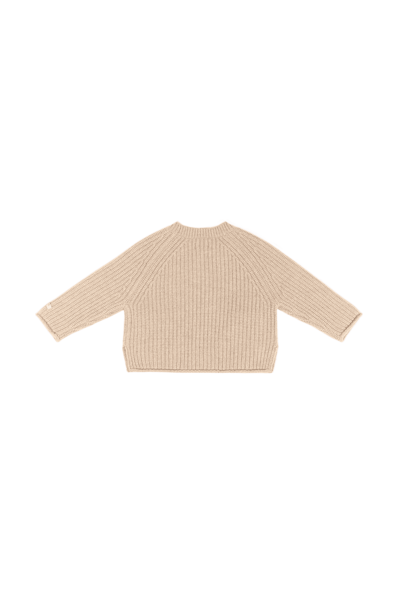 Pawien Merino Wool Sweater - Biscotti Melange van Donsje Amsterdam | Kids Conceptstore Le Fanfare