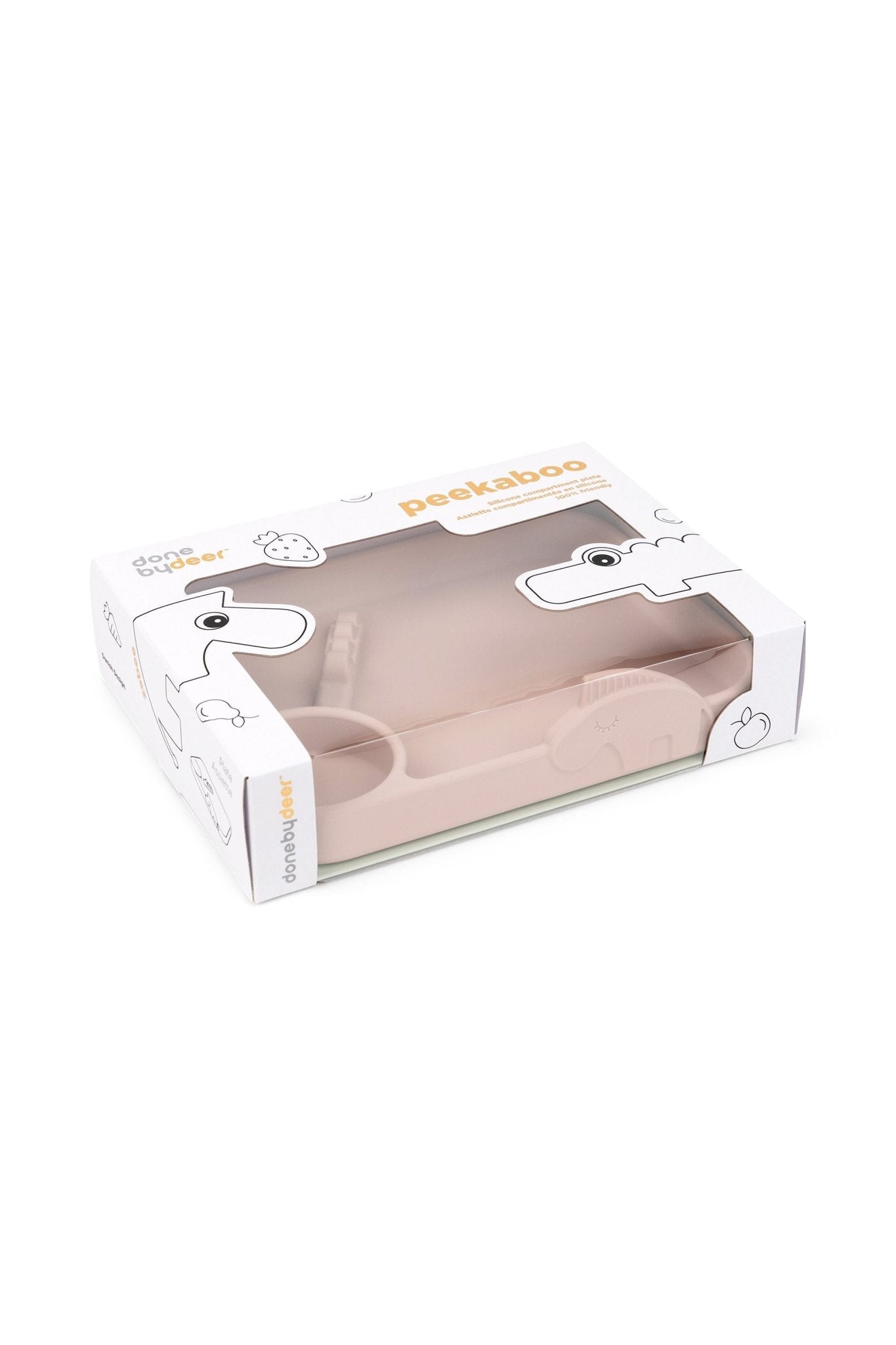 Peekaboo compartment plate Deer friends Powder van Done by Deer | Kids Conceptstore Le Fanfare