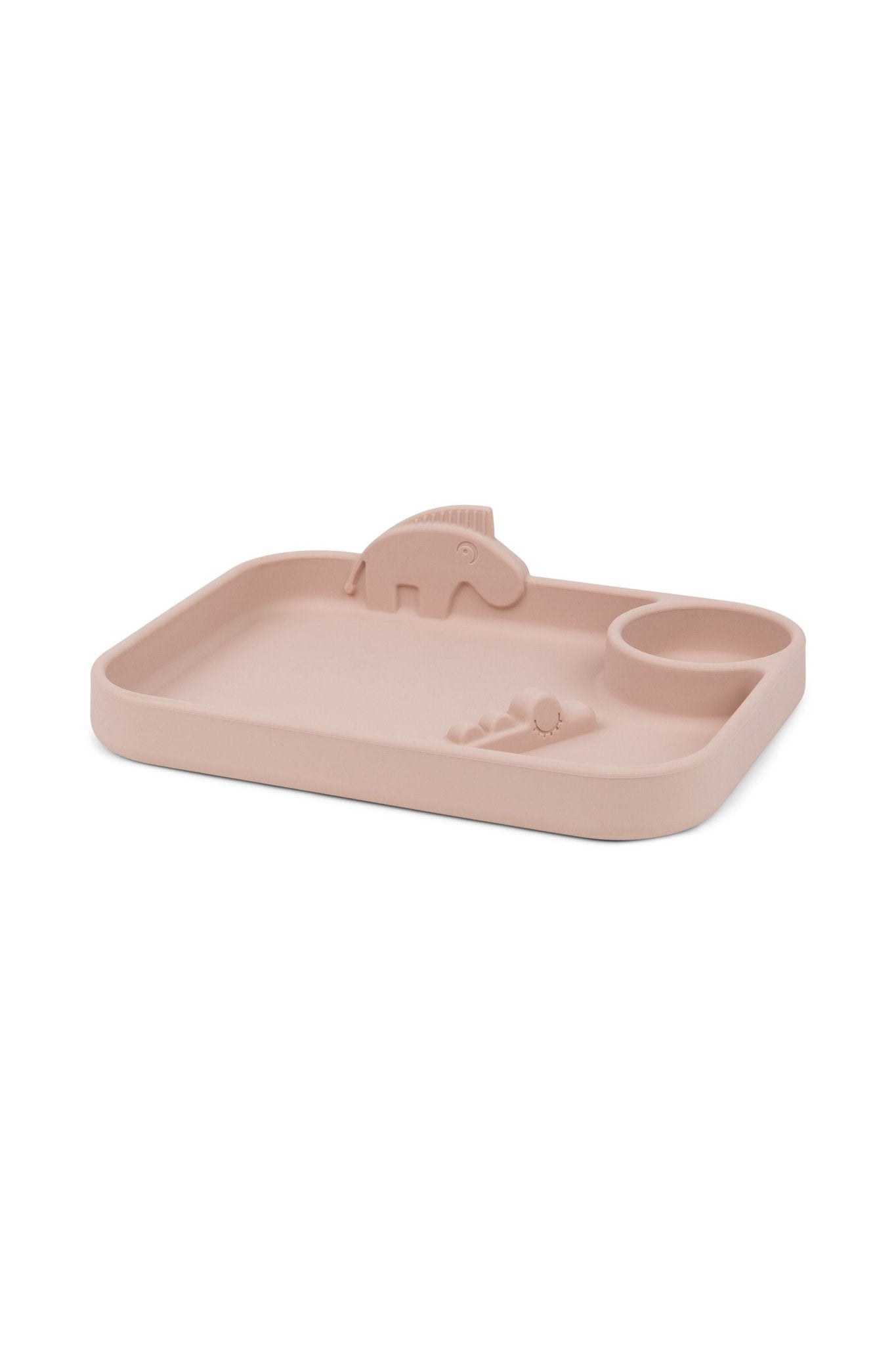 Peekaboo compartment plate Deer friends Powder van Done by Deer | Kids Conceptstore Le Fanfare
