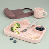 Peekaboo compartment plate Deer friends Powder van Done by Deer | Kids Conceptstore Le Fanfare