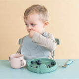 Peekaboo plate Elphee Green van Done by Deer | Kids Conceptstore Le Fanfare
