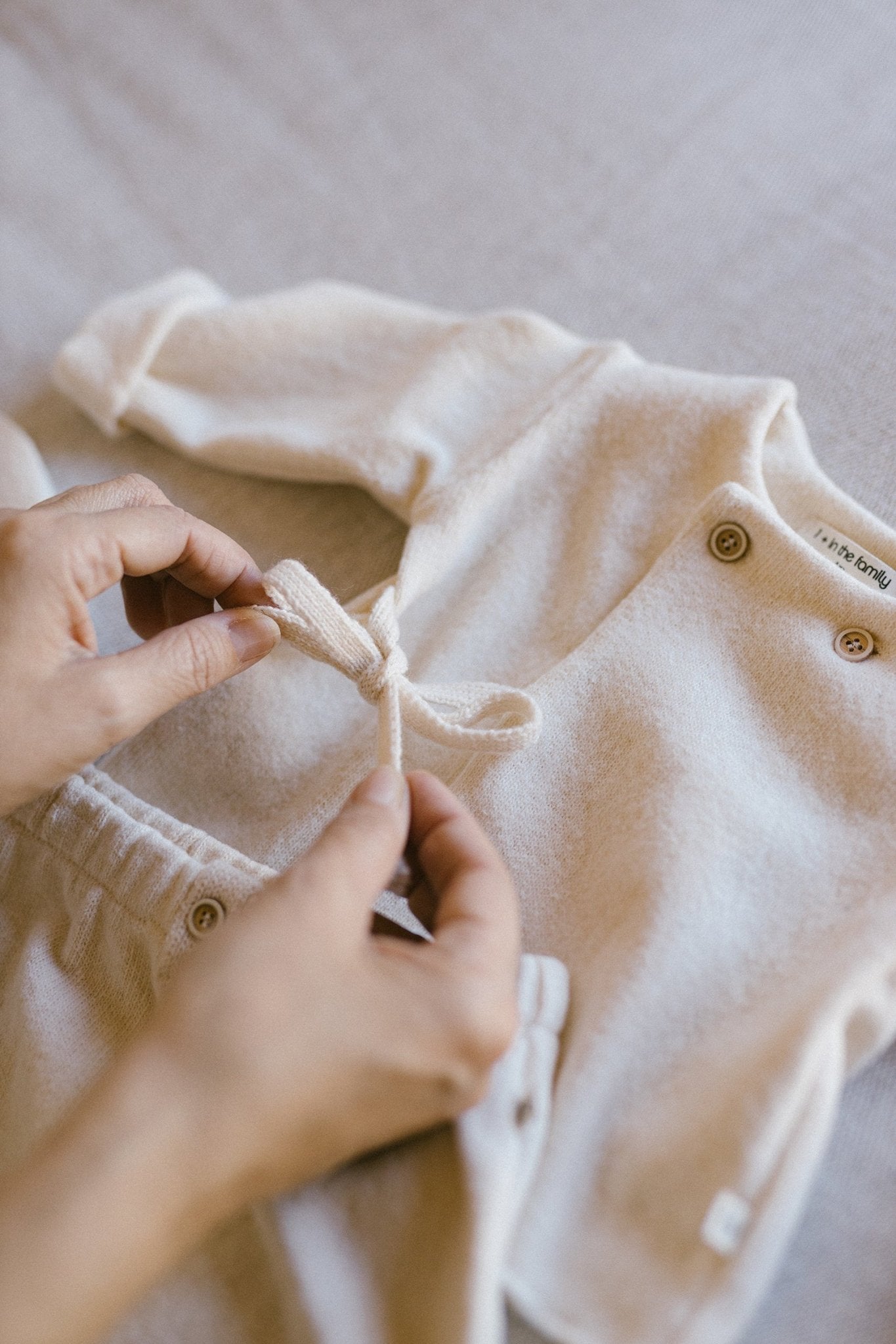 Pessac nb shirt - ecru van 1+ in the family | Kids Conceptstore Le Fanfare
