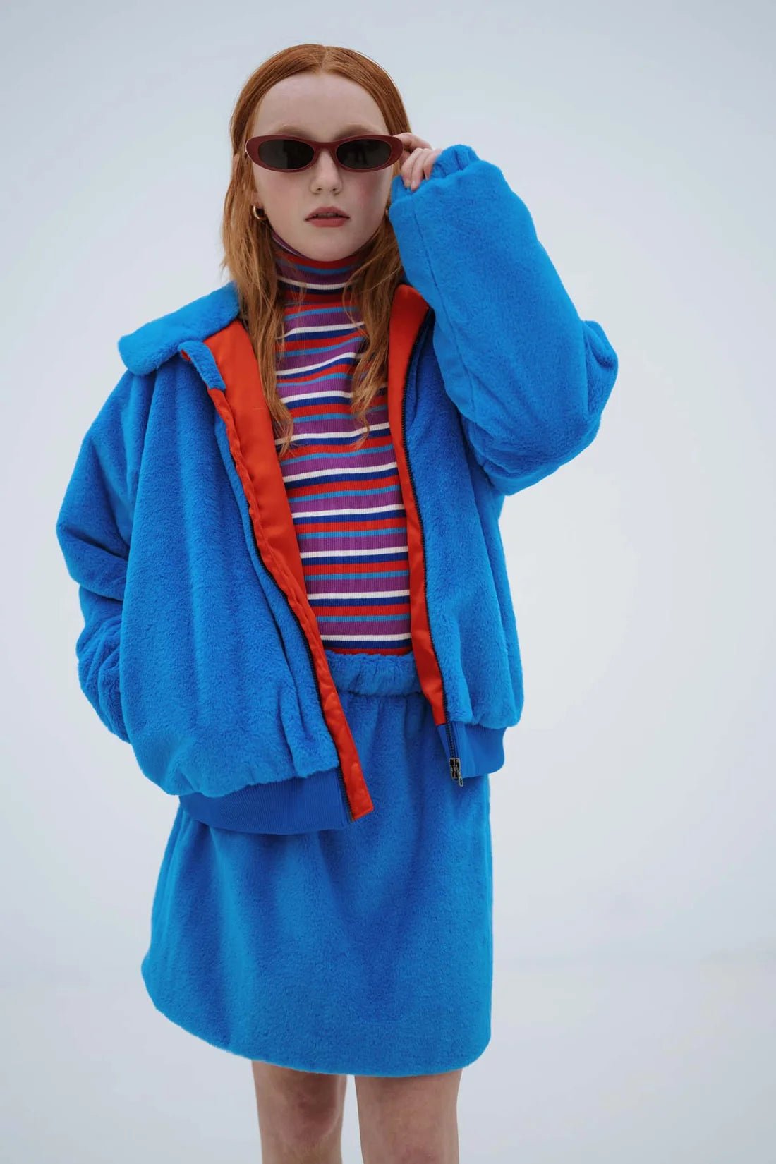 Petite skirt - Magic blue van Repose AMS | Kids Conceptstore Le Fanfare