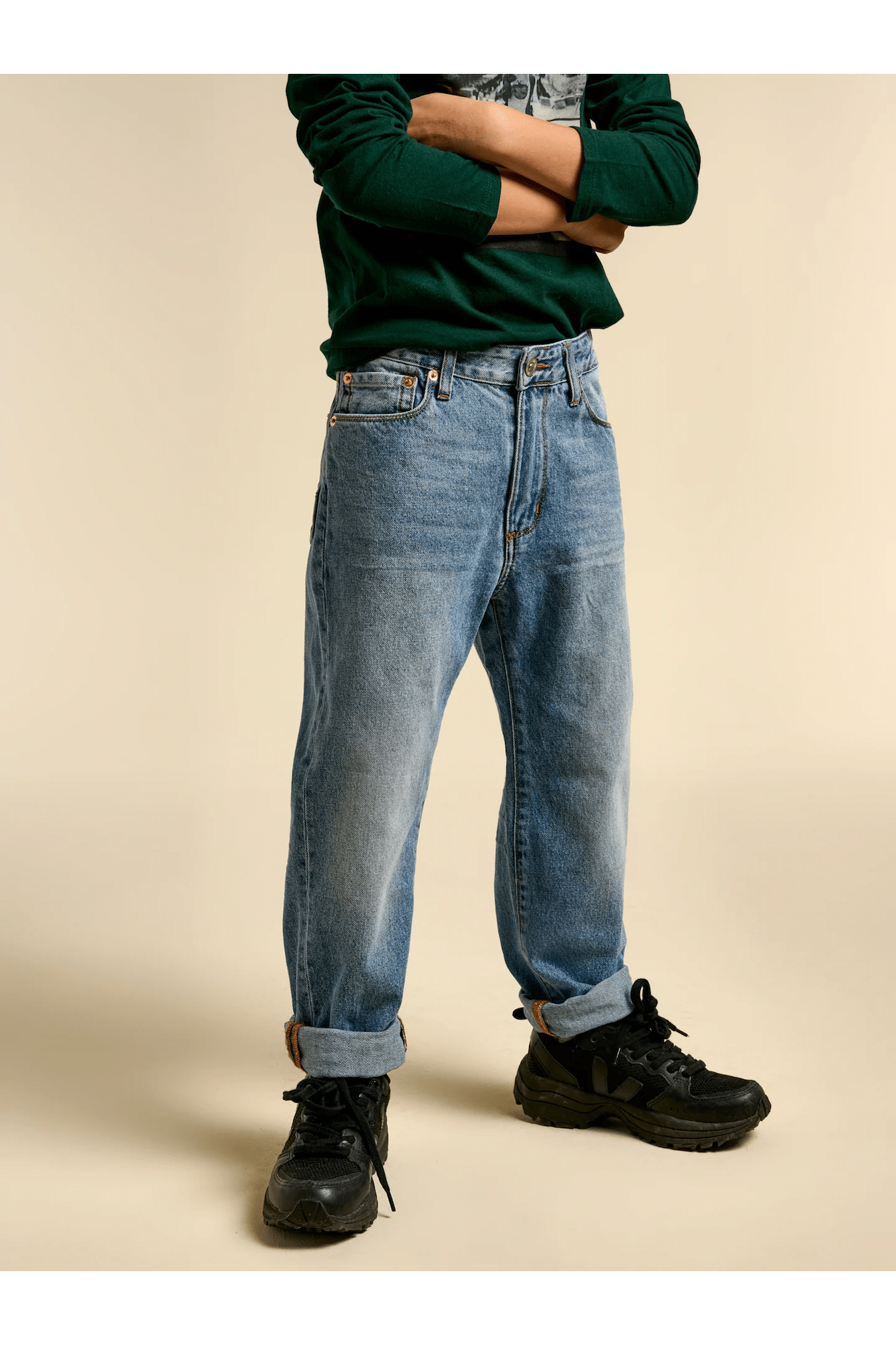 Peyo21 Jeans - Vintage Lt Blue van Bellerose | Kids Conceptstore Le Fanfare