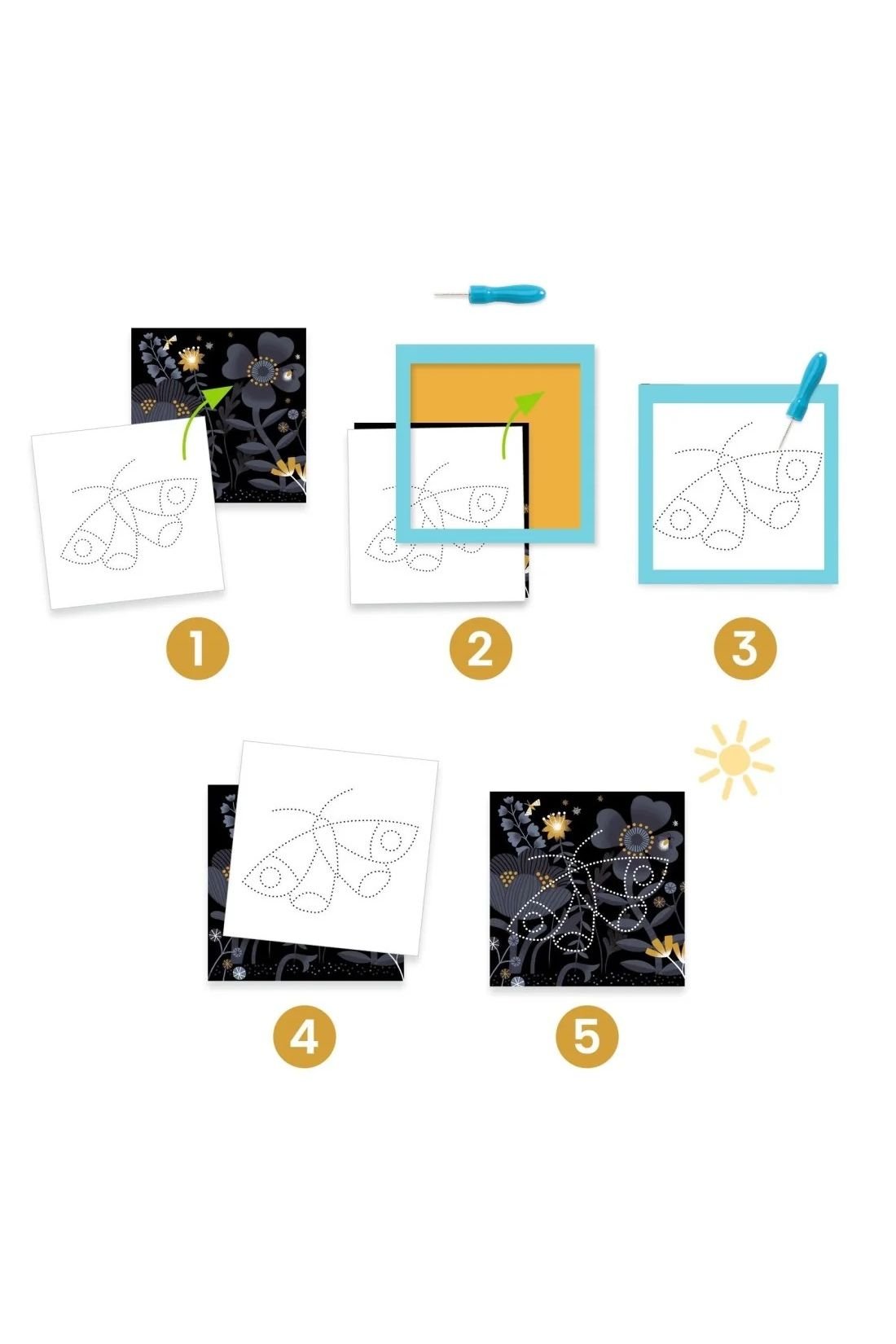 Picotage - Image reveal van Djeco | Kids Conceptstore Le Fanfare