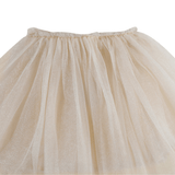 Pien Skirt - Off White Metallic van Donsje Amsterdam | Kids Conceptstore Le Fanfare