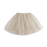 Pien Skirt - Off White Metallic van Donsje Amsterdam | Kids Conceptstore Le Fanfare