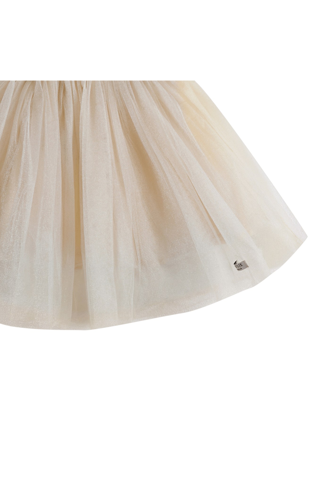 Pien Skirt - Off White Metallic van Donsje Amsterdam | Kids Conceptstore Le Fanfare
