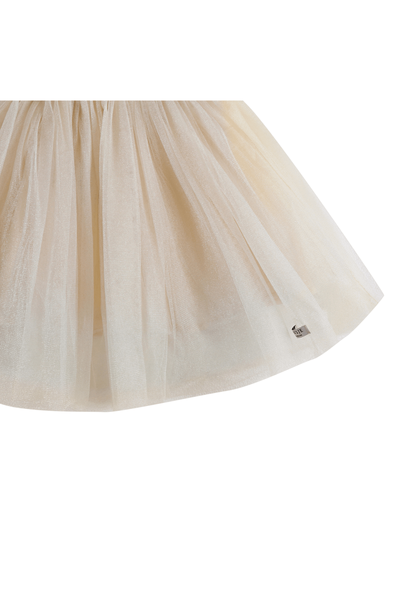 Pien Skirt - Off White Metallic van Donsje Amsterdam | Kids Conceptstore Le Fanfare