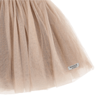 Pien Skirt - Soft Powder Metallic van Donsje Amsterdam | Kids Conceptstore Le Fanfare