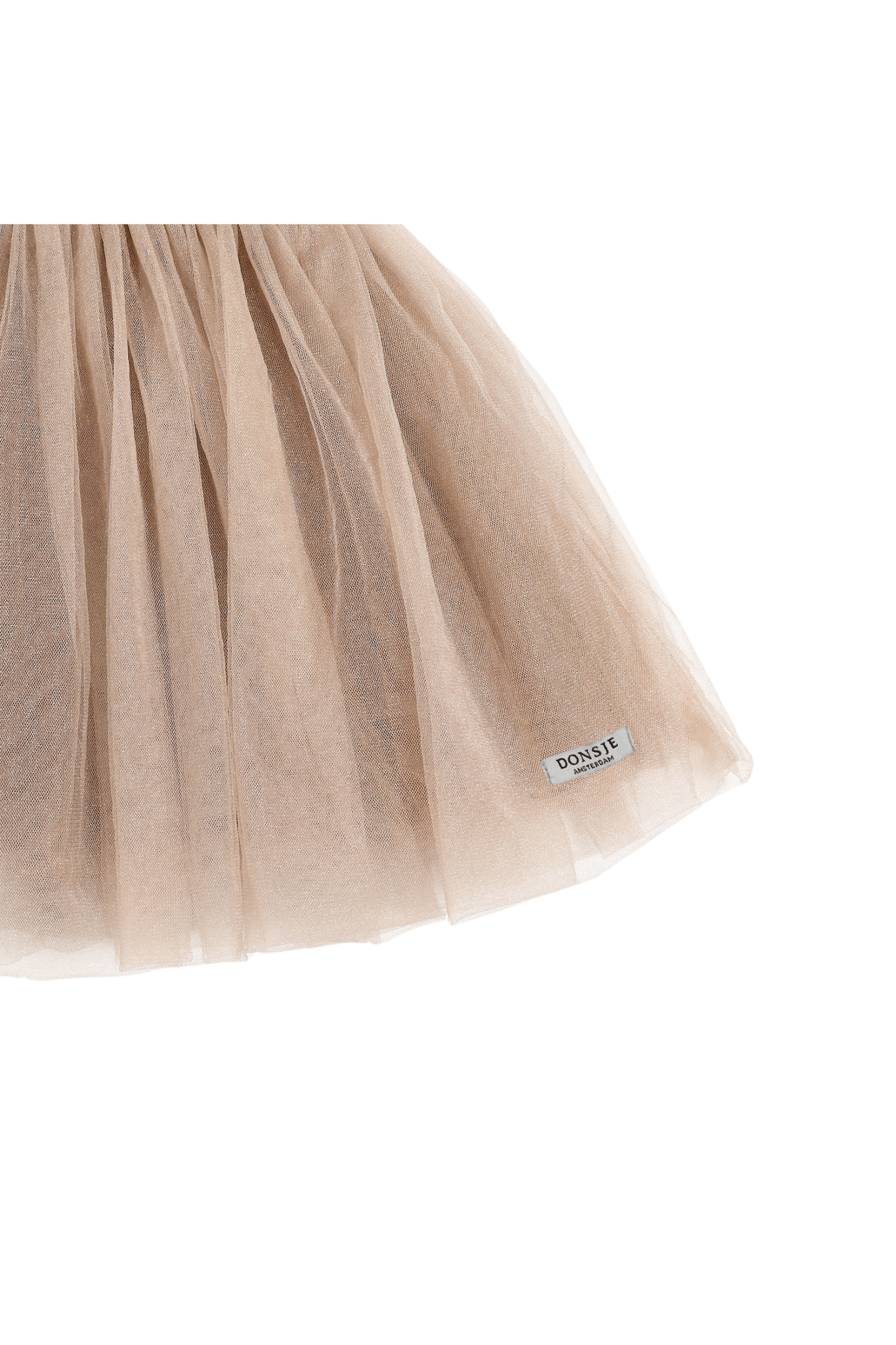 Pien Skirt - Soft Powder Metallic van Donsje Amsterdam | Kids Conceptstore Le Fanfare