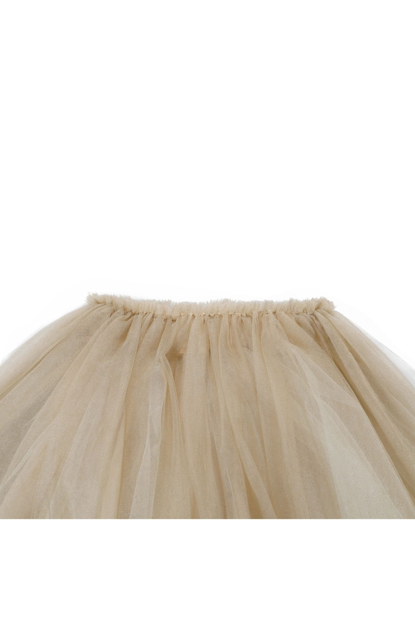 Pien Skirt - Soft Taupe Metallic van Donsje Amsterdam | Kids Conceptstore Le Fanfare