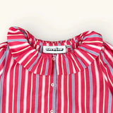 Pierrot Blouse - Harlequin Stripe van Club Trésor | Kids Conceptstore Le Fanfare