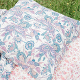 Pillow Case Valerie Blue Wild Bouquet 40x40 van Louise Misha | Kids Conceptstore Le Fanfare