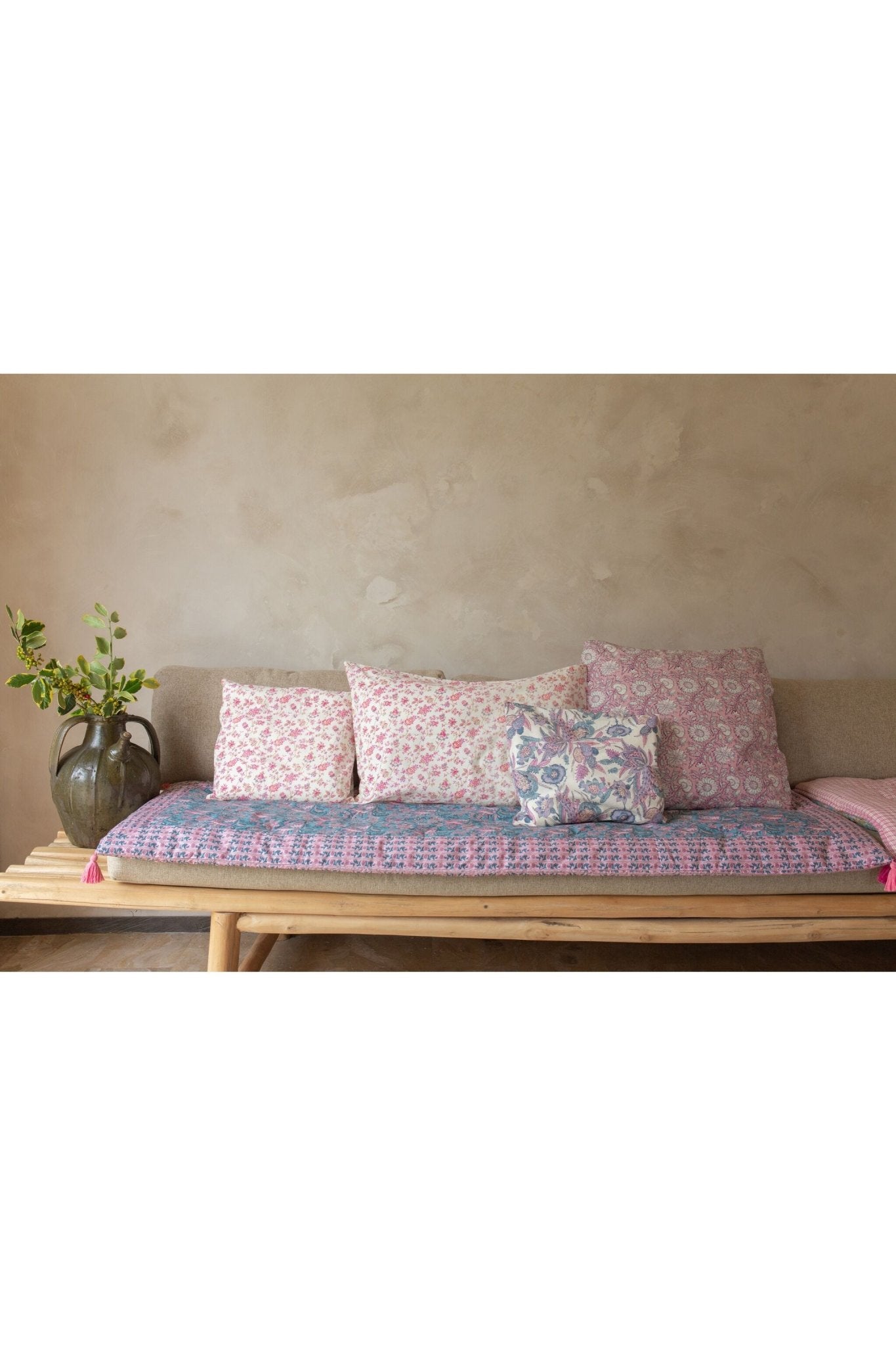 Pillow Case Valerie Cream Bucolia Fields 40x40 van Louise Misha | Kids Conceptstore Le Fanfare
