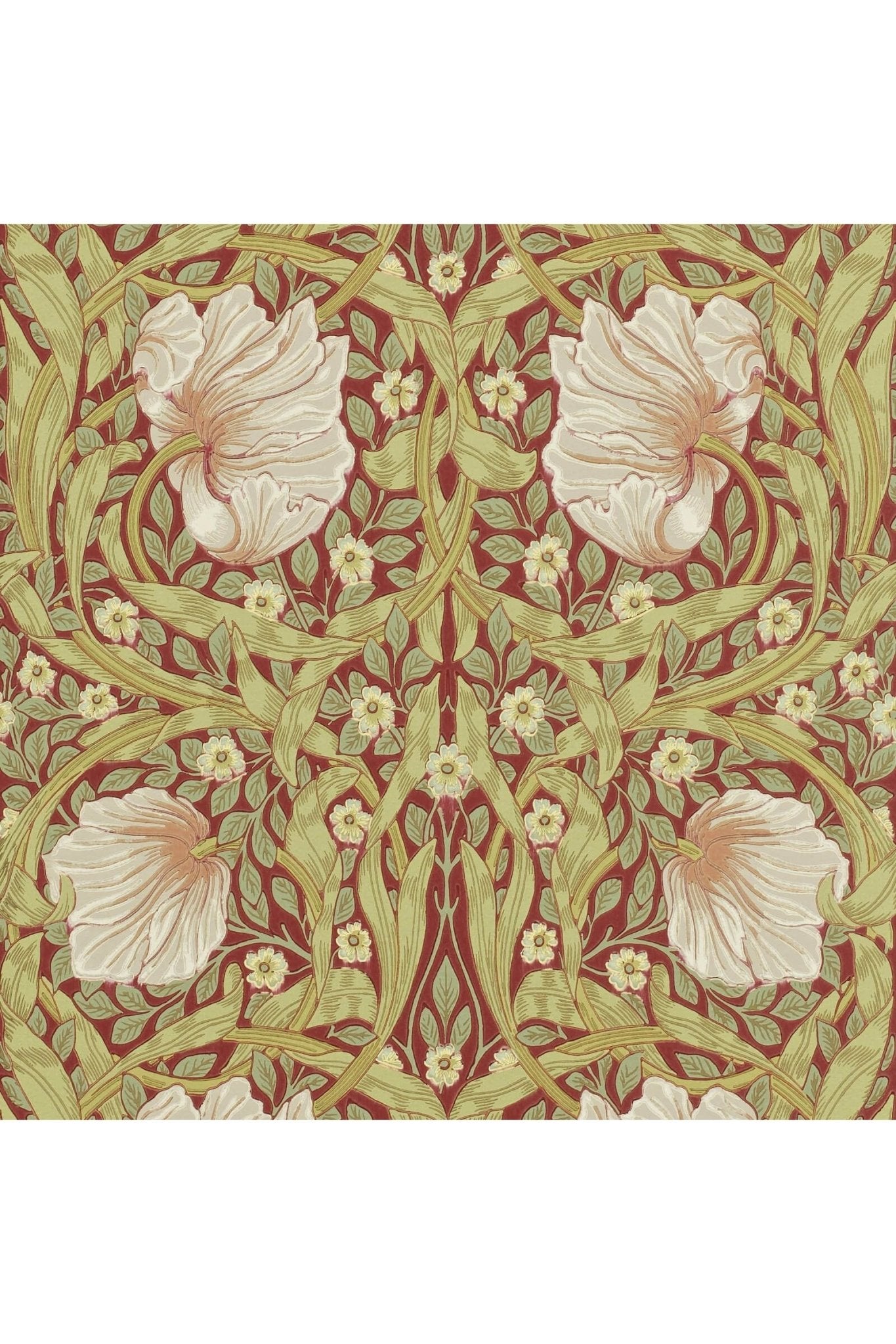 Pimpernel Wallpaper - Brick/Olive van Morris & Co | Kids Conceptstore Le Fanfare