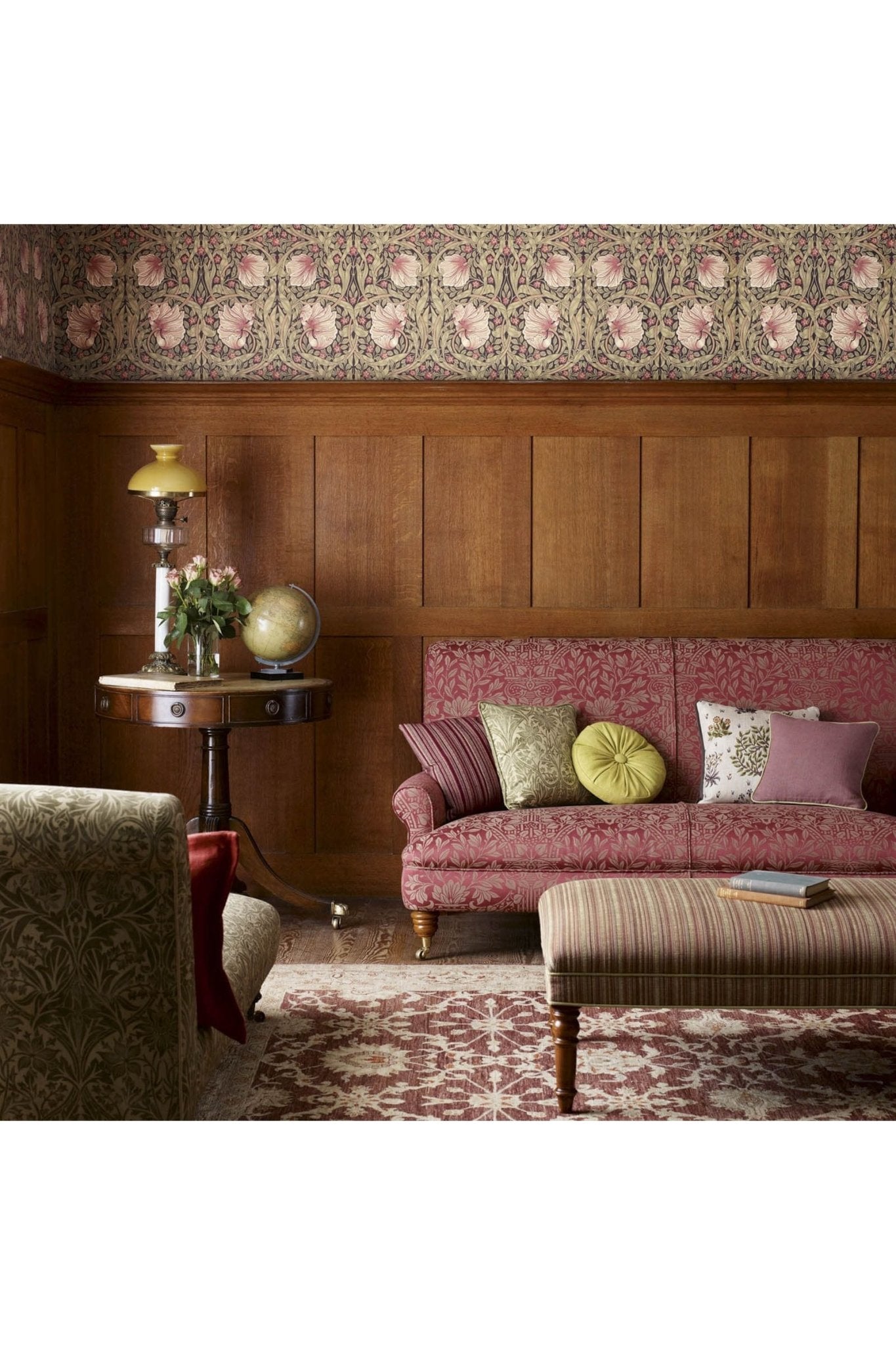 Pimpernel Wallpaper - Bullrush/Russet van Morris & Co | Kids Conceptstore Le Fanfare