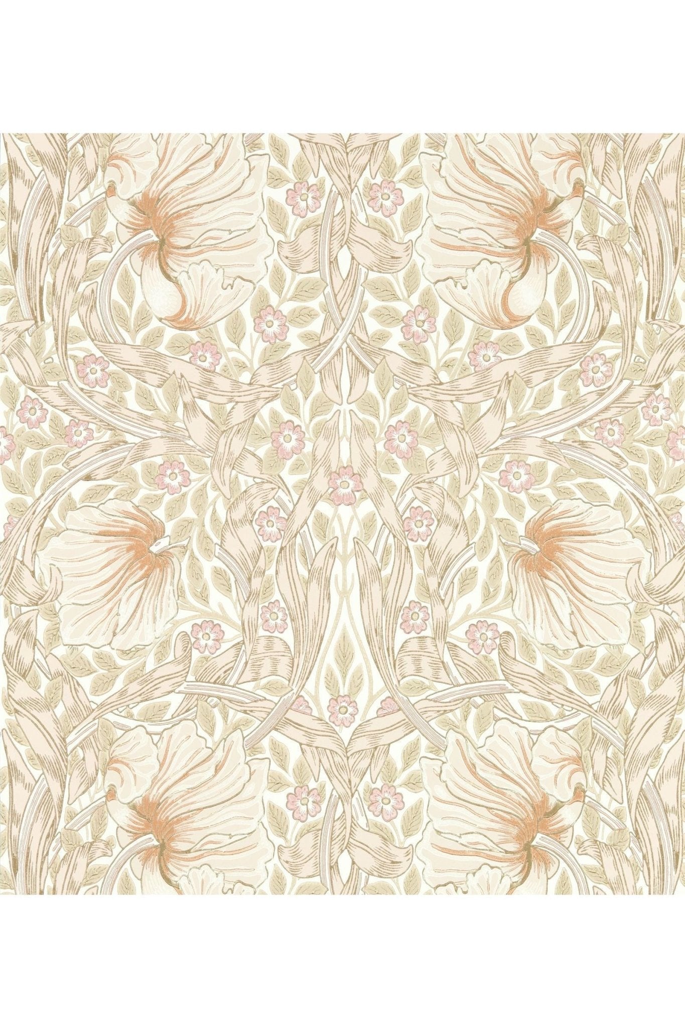 Pimpernel Wallpaper - Cochineal Pink van Morris & Co | Kids Conceptstore Le Fanfare