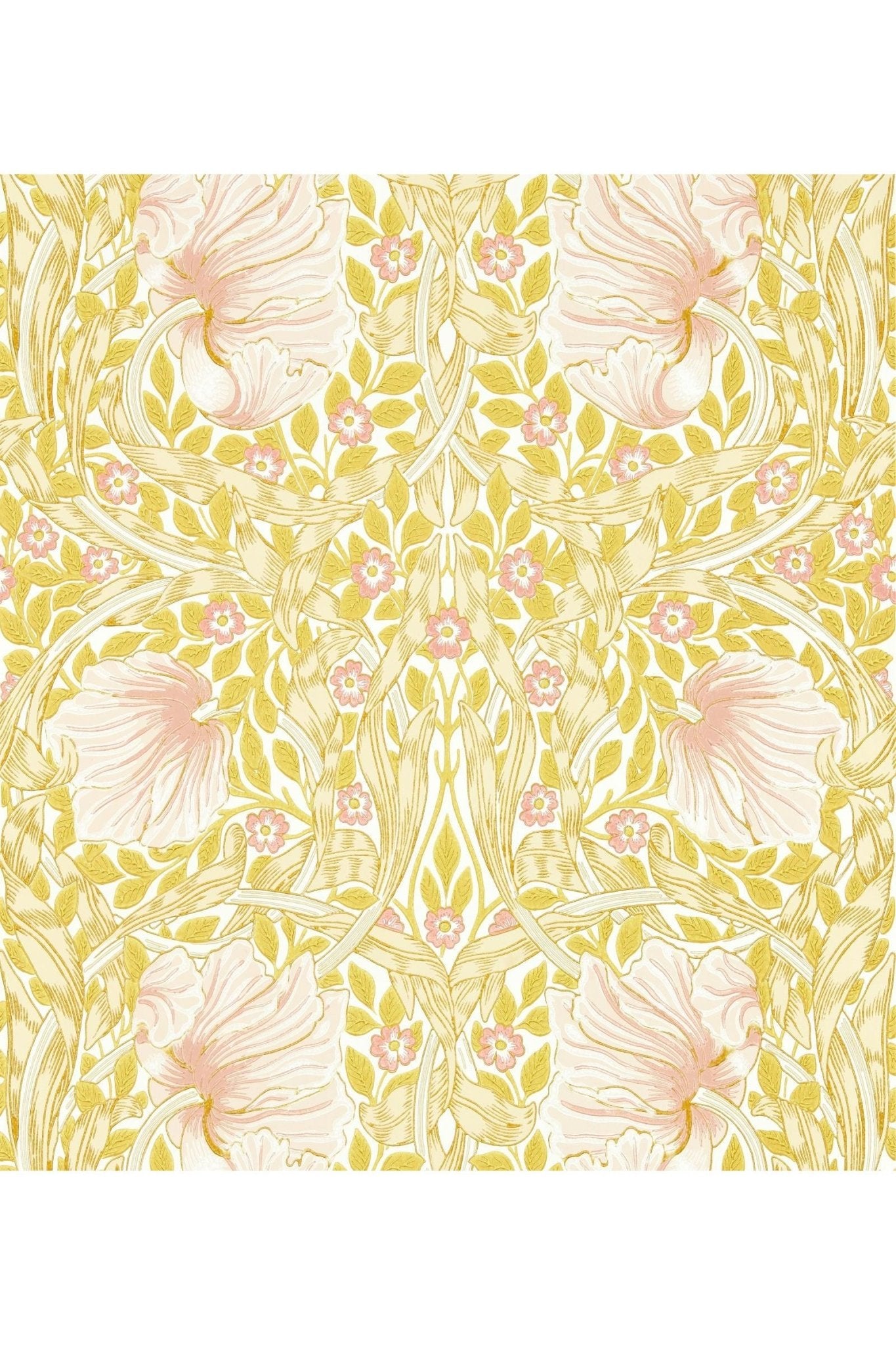 Pimpernel Wallpaper - Sunflower/Pink van Morris & Co | Kids Conceptstore Le Fanfare