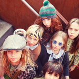 Blouse with collar - Green checkered