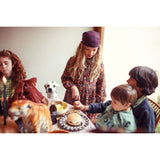 Sweatshirt - Green with rock and roll print