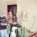 Sweatshirt - Faded black with Jimi Hendrix print