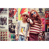 Short skirt - Bordeaux with zebra print