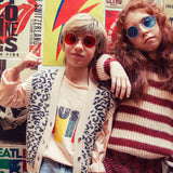 Unisex trousers - Washed blue denim