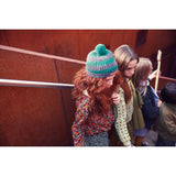 Short skirt - Green with animal print