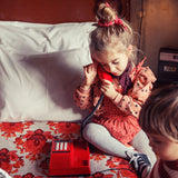 Sweatshirt - Pink with black stars