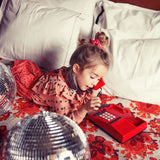 Sweatshirt - Pink with black stars