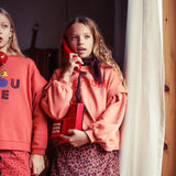 Sweatshirt - Pink with hey jude print