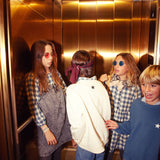 Unisex trousers - Blue with animal print